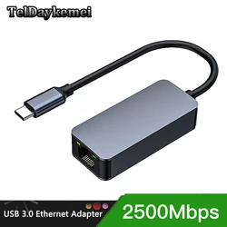 High-Speed 2500Mbps USB-C to Ethernet Adapter with USB 3.0 Connectivity (2500Mbps Type C)