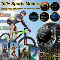 2026 New T-Rex 3 Military Grade Smart Watch Men 1000mAh Battery IP68 Waterproof Flashlight GPS Bluetooth Call Sports Smartwatch - Image 3