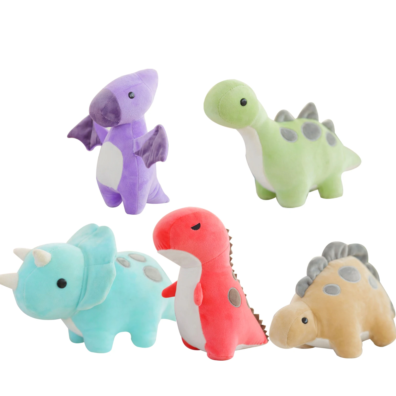 

Dinosaur Toys Doll Pillow Plush Dinosaurs 30cm Triceratops Pterodactyl Tyrannosaurus Sabertooth Tanystropheus Plush Dino Toy