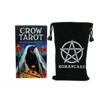 Black Crow Tarot Card Deck Past Life Oracle Cards  For Beginners With Guidebook Everything Is Illuminated With Bag 1