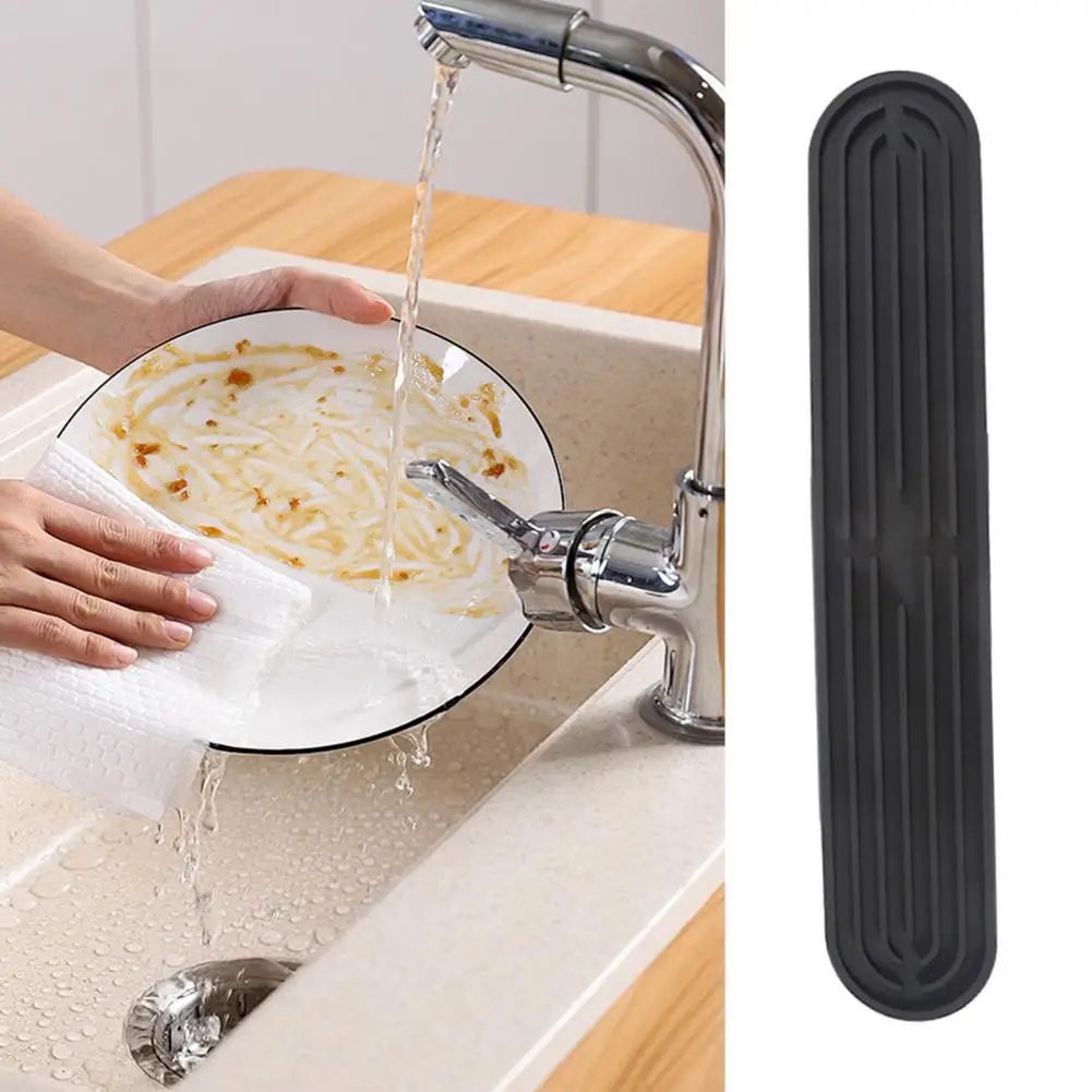 

Flexible Silicone Countertop Mat Flexible Silicone Sink Drain Mat Anti-slip Countertop Protection Pad Kitchenware for Dish