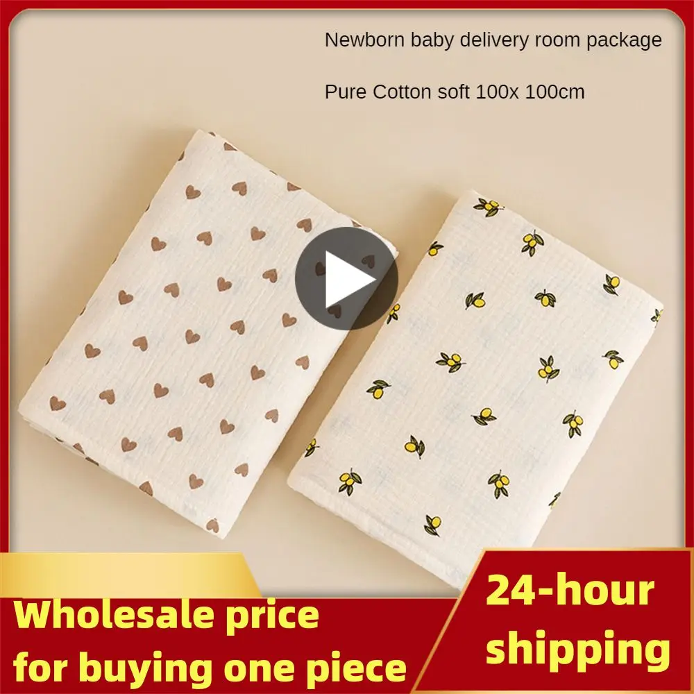 

Baby Muslin Swaddle Blanket Multi-pattern Cotton Large Soft Baby Receiving Blankets Newborn Swaddle-Wrap Lightweight