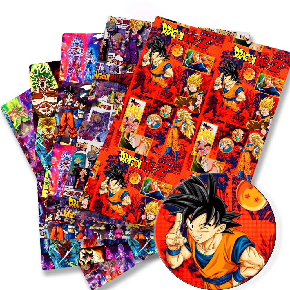 

100 cotton dragon ball Anime peripherals Fabric 140*50cm Sewing Patchwork Quilting Baby Dress Printed Fabric Sewing Kids