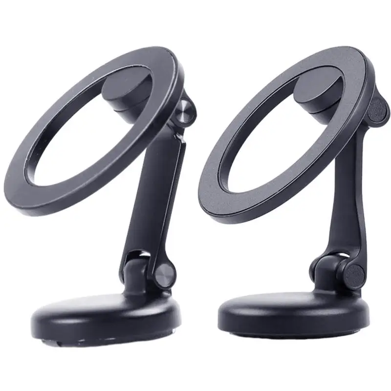 

Car Mount Adjustable Convenience Car Magnet Phone Mount Hassle Free Application Foldable Magnetic Holder Stable Zinc Alloy