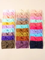 10/30pcs Autumn Knit Bow Headband Set Elastic Nylon Head Wraps for Baby Girls Infant Toddler Sweet Headwear Hair Accessories