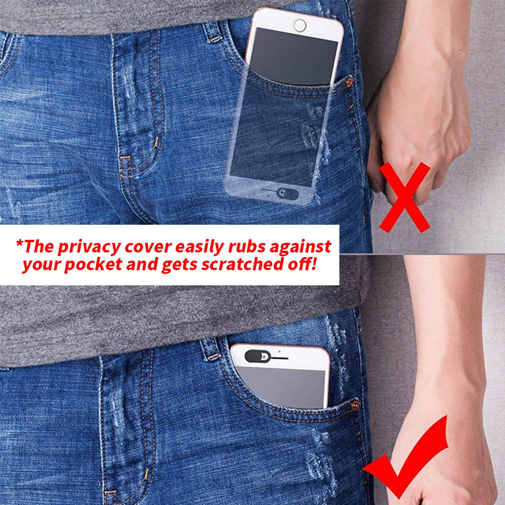 Privacy Protecting Magnetic Webcam Cover Slider