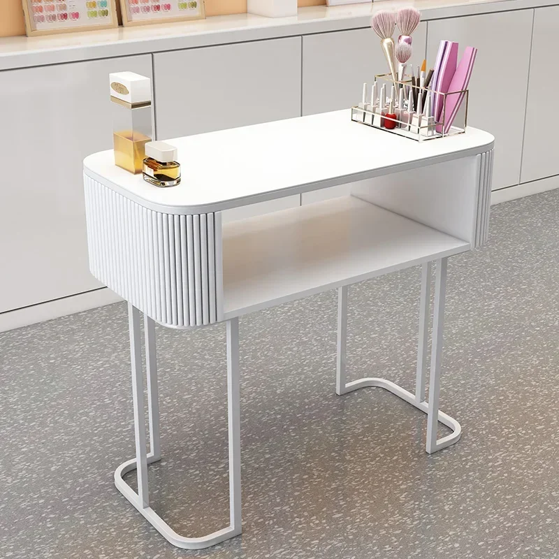 Nail Desk Dressing Manicure Table Professional Beauty Designer Manicure Table Office Makeup Schmincktisch Salon Equipment YN50MT