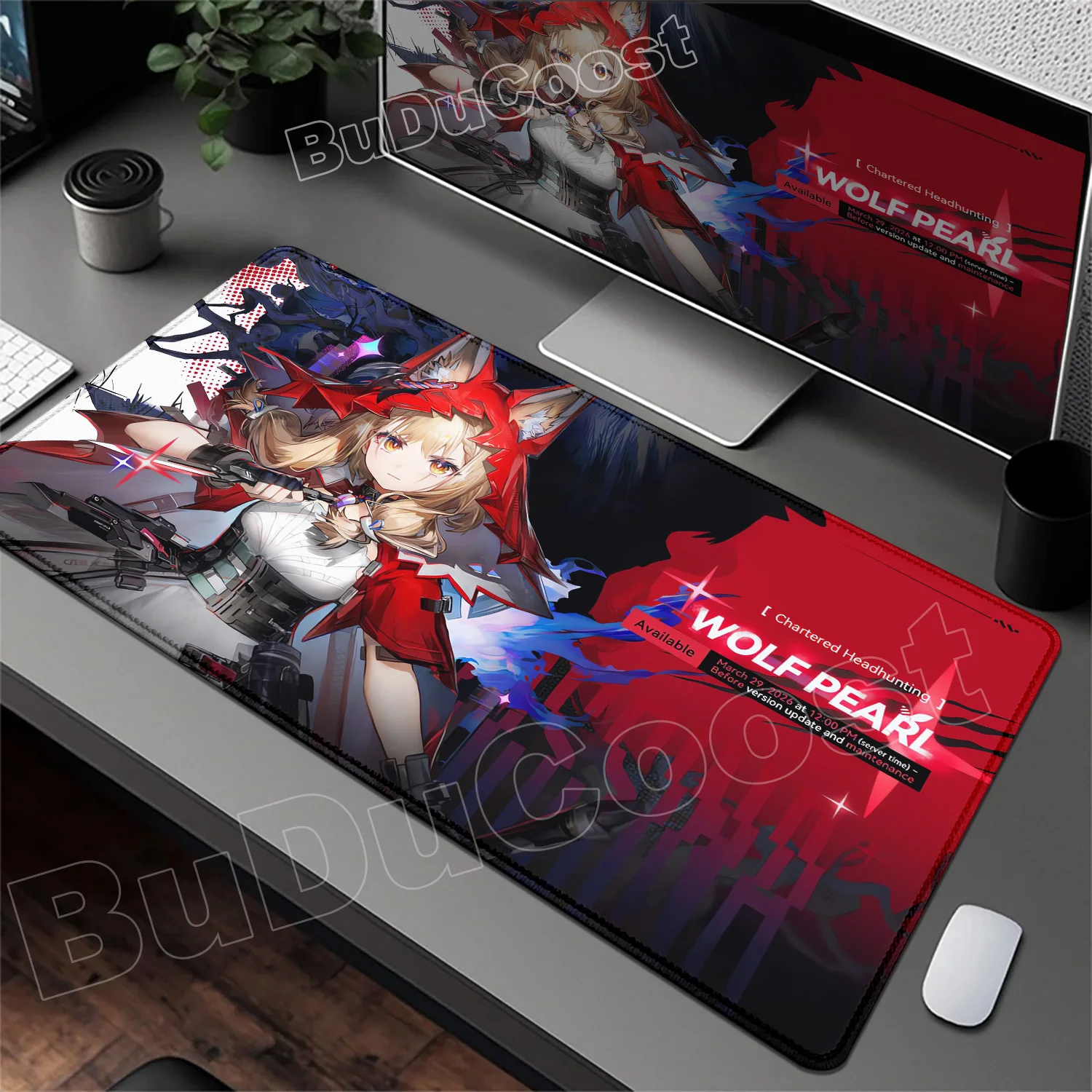 Arknights Endfield マウスパッドアニメガールロッシマウスパッド大型