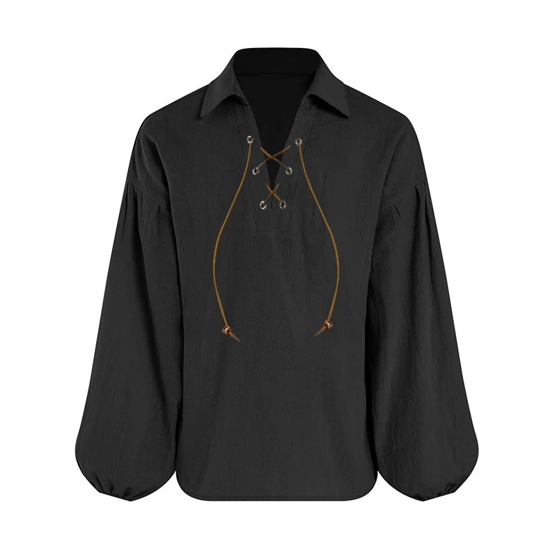 Boys Medieval Pirate Shirt Renaissance Costume Tops