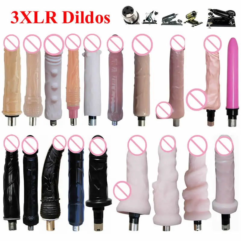 25 Types Traditional Sex Machine Attachment Dildo 3XLR Sex Love Machine penis accessories For Women Products Dildos