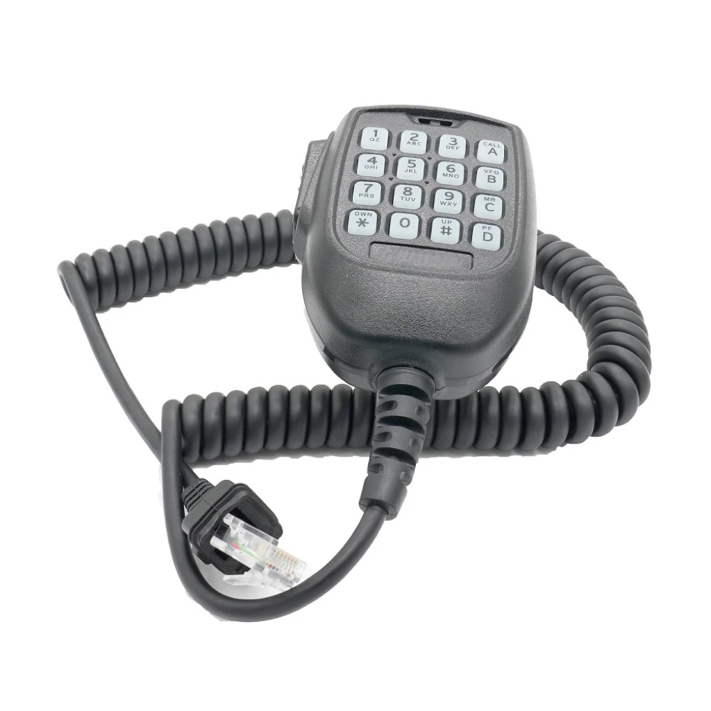 RJ45 8 Pin Suitable for Kenwood Car Radio and KMC-62 Walkie-talkie Two-way Radio Hand Microphone with Keyboards