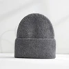 Fluffy Angora Hat Rabbit Fur Warm Winter hat For Womans Cashmere Wool Soft Beanies Blue Knitted Hat Outdoor Ski Female 5