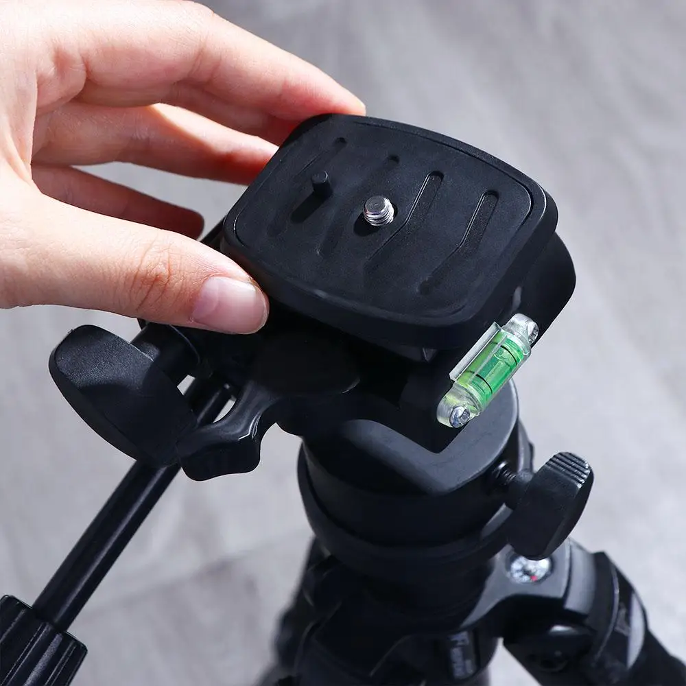 1Pc 1/4" thread 44mm Tripod Heads Adapter Camera Mounting Adapter Camera Tripod Plate Platform Accessories