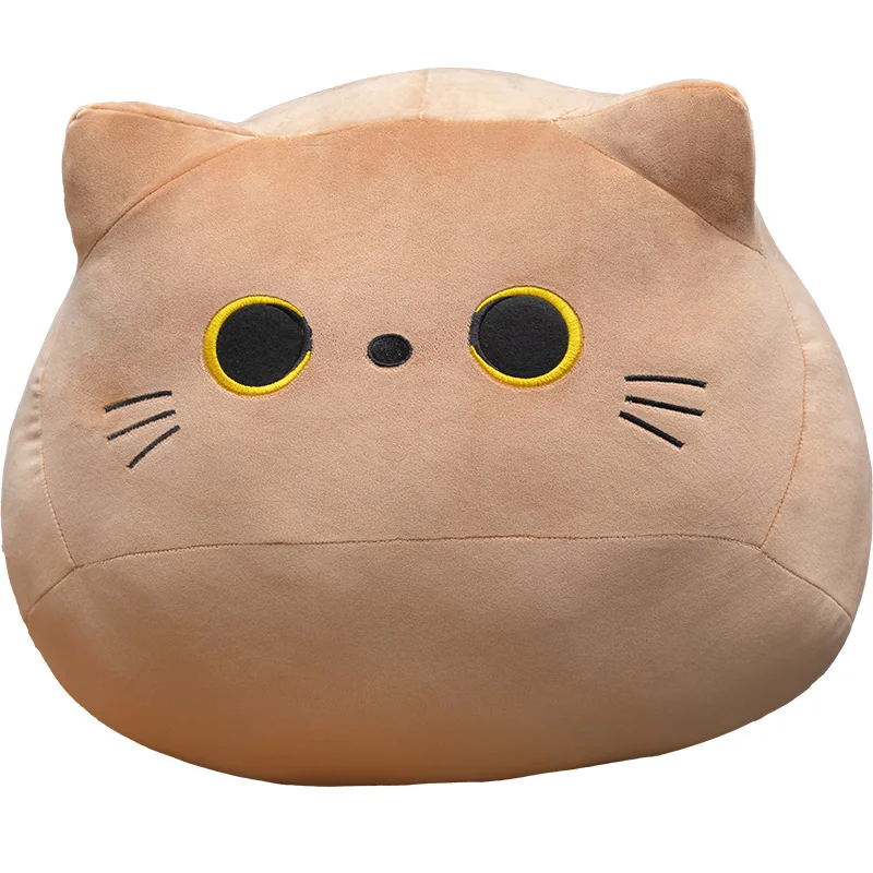 18cm Plush Cat Toy White Black Brown Stuffed Animal Cat Plush Throw Pillow Kids Toys Birthday Gift For Children 6