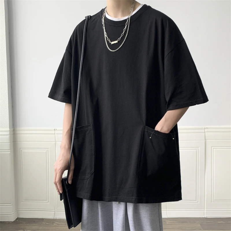 Men T-Shirts Loose All-Match Casual Short-Sleeved T-shirt Male Half Sleeve main image 0