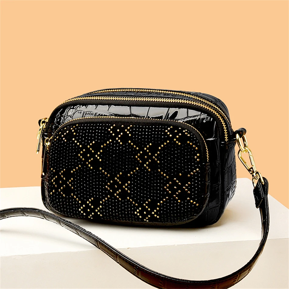 

2023 Одноцветный Модный женский диагональный клатч через плечо, оригинальный бренд Bolsa, повседневная Роскошная маленькая сумка, кошельки и сумки, Sac