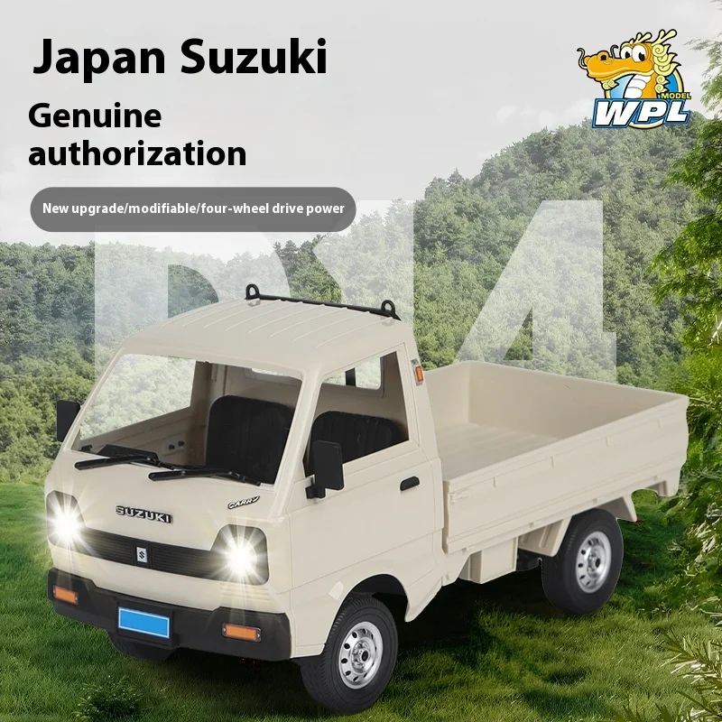 Wpl D14 1:10 Full Scale Suzuki Minivan Rc Car Drift Remote Control Car Toy Climbing Truck Led Light On-Road Rc Cars Trucks 4