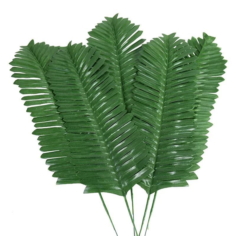 10/20Pcs Piante Artificiali Tropicali Sago Cycas Foglie Foglie Di Coda Sparse Imitazione Felci Pianta Foglia Casa Festa Decorazione Di Cerimonia Nuzia