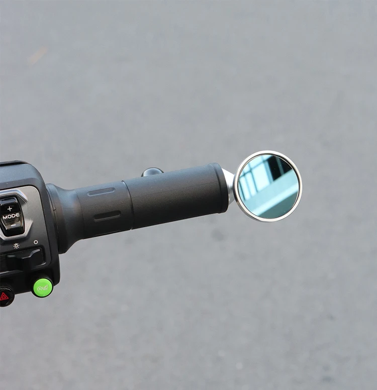 Custom Adjustable Handlebar Motorcycle Mirrors with Flexible Viewing Angles