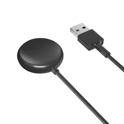 USB - C Fast Charger Cable for Smartwatch - 1 Meter Replacement Charging Cable (Black USB)