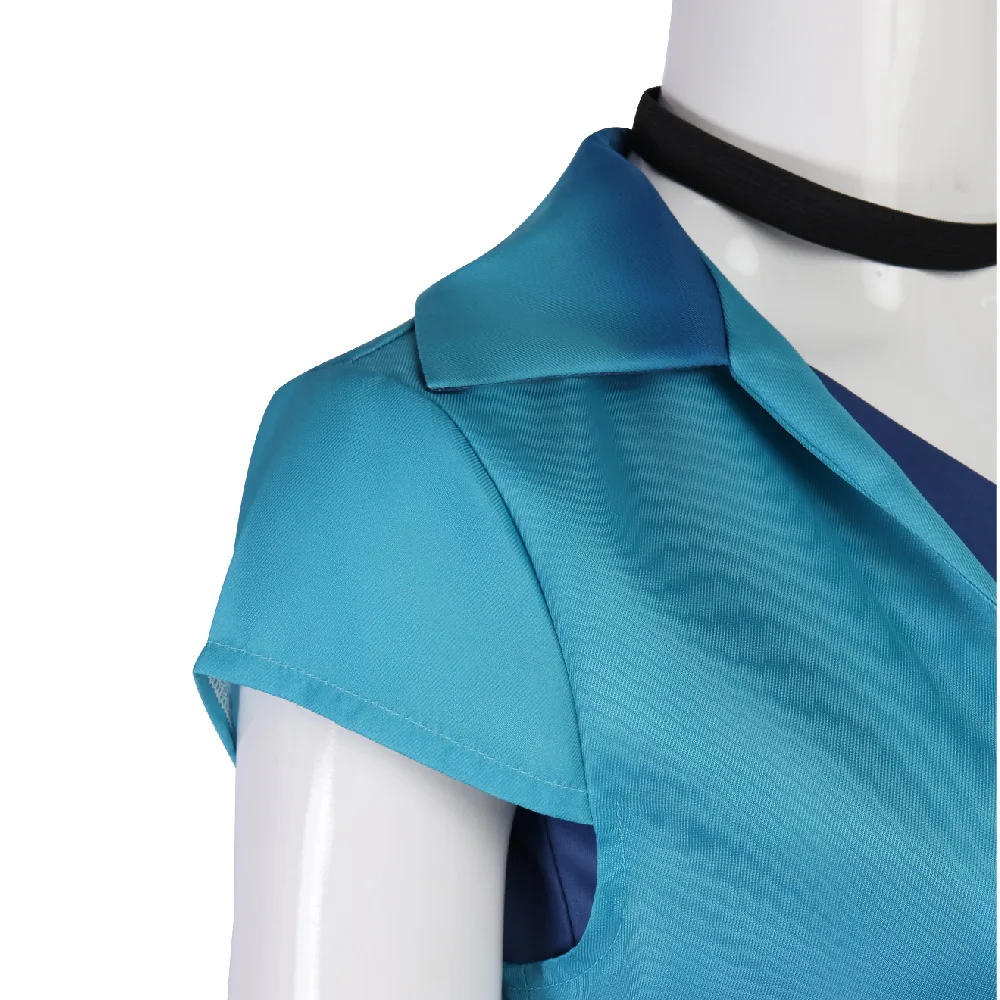 Generic Gradient Dark Blue Jacket and Pants Costume for Women (Unofficial)