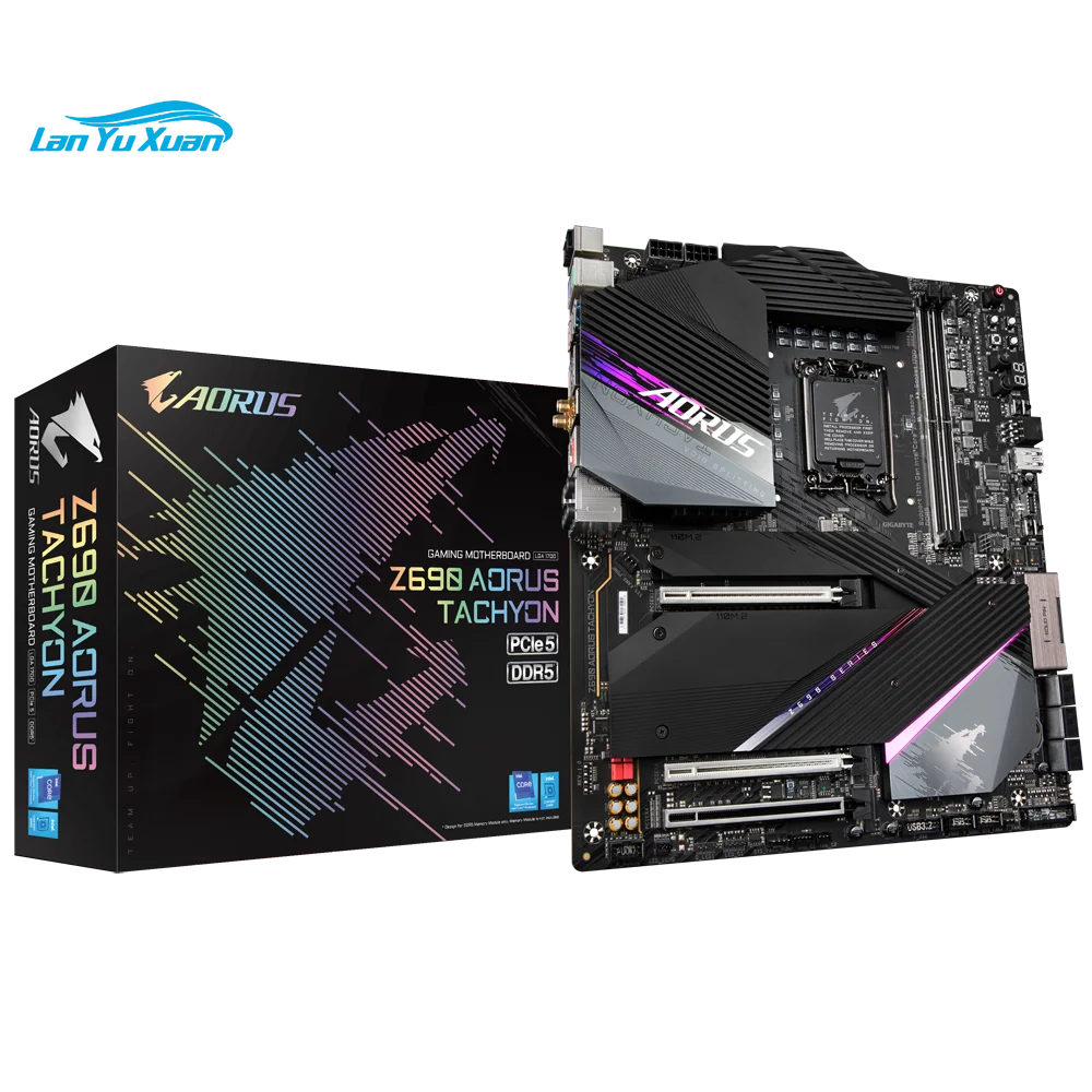 

100% новая оригинальная материнская плата Giga Z690 AORUS TACHYON LGA 1700 DDR5 pc