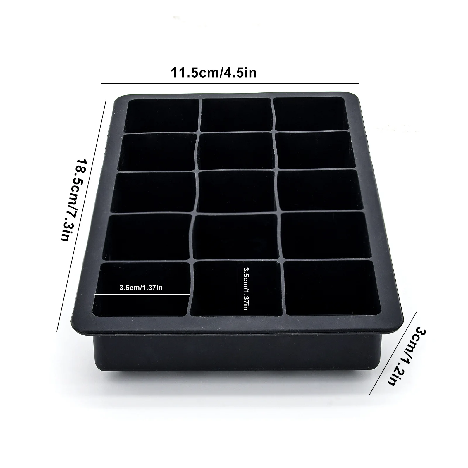 15 grid silicone ice grid creative home DIY ice block mold with cover ice making mold 6