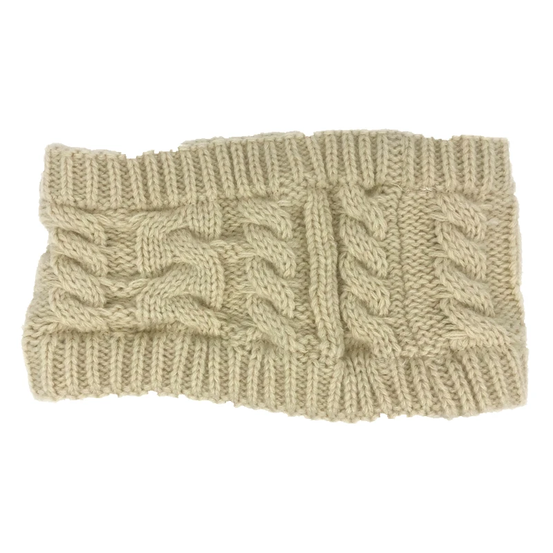 Frauen Einfarbig Stricken Topless Wolle Hut Warme Winter Skullies Beanies Schnee Kappe – Detail 11