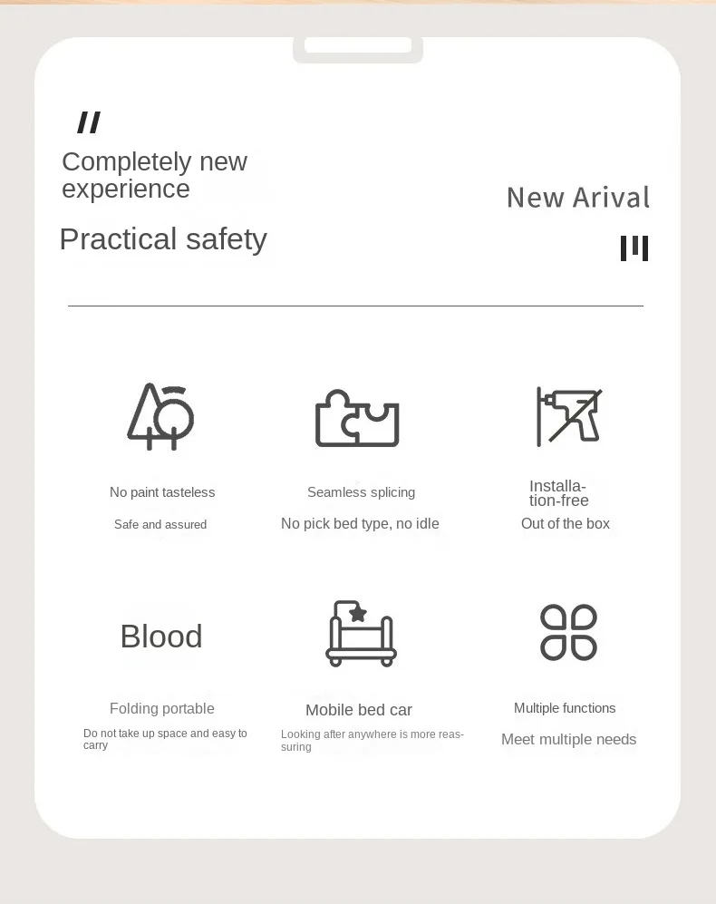 Baby Crib Newborn Multifunctional Baby Bed Foldable Cot With Diaper Table Crib Cradle with Mosquito Net Cribs Baby Playpen Sb88d43f5d9074d57b0a5221f08b08f45Z