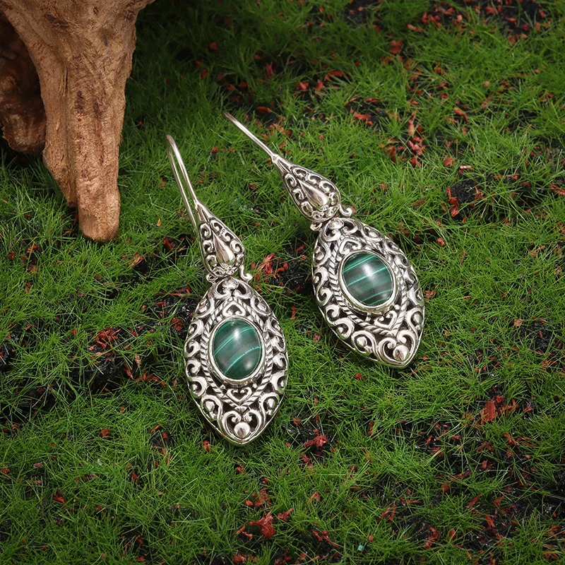 Серьги «кошачий глаз» женские гипоаллергенные, стильные украшения зеленого цвета в стиле бохо В курортном стиле ретро, романтичные аксессуары Серьги «кошачий глаз» женские гипоаллергенные, стильные украшения зеленого цвета в стиле бохо В курортном стиле ретро, романтичные аксессуары