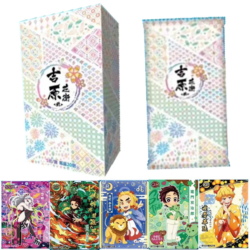 2023 New Demon Slayer Cards Box Hobby Collection Tcg Playing Anime Game Rare Card Kimetsu No Yaiba Figures For Children Gift Toy