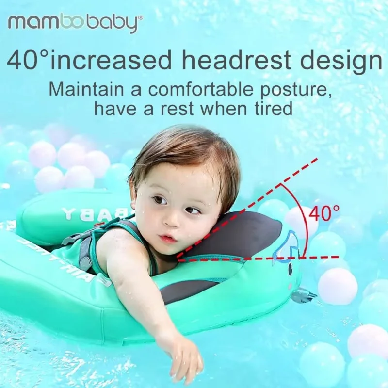 Mambobaby New Non-Inflatable Baby Swimming Float Seat Float Baby Swimming Ring Pool Toys Fun Accessories Boys Girls General 2