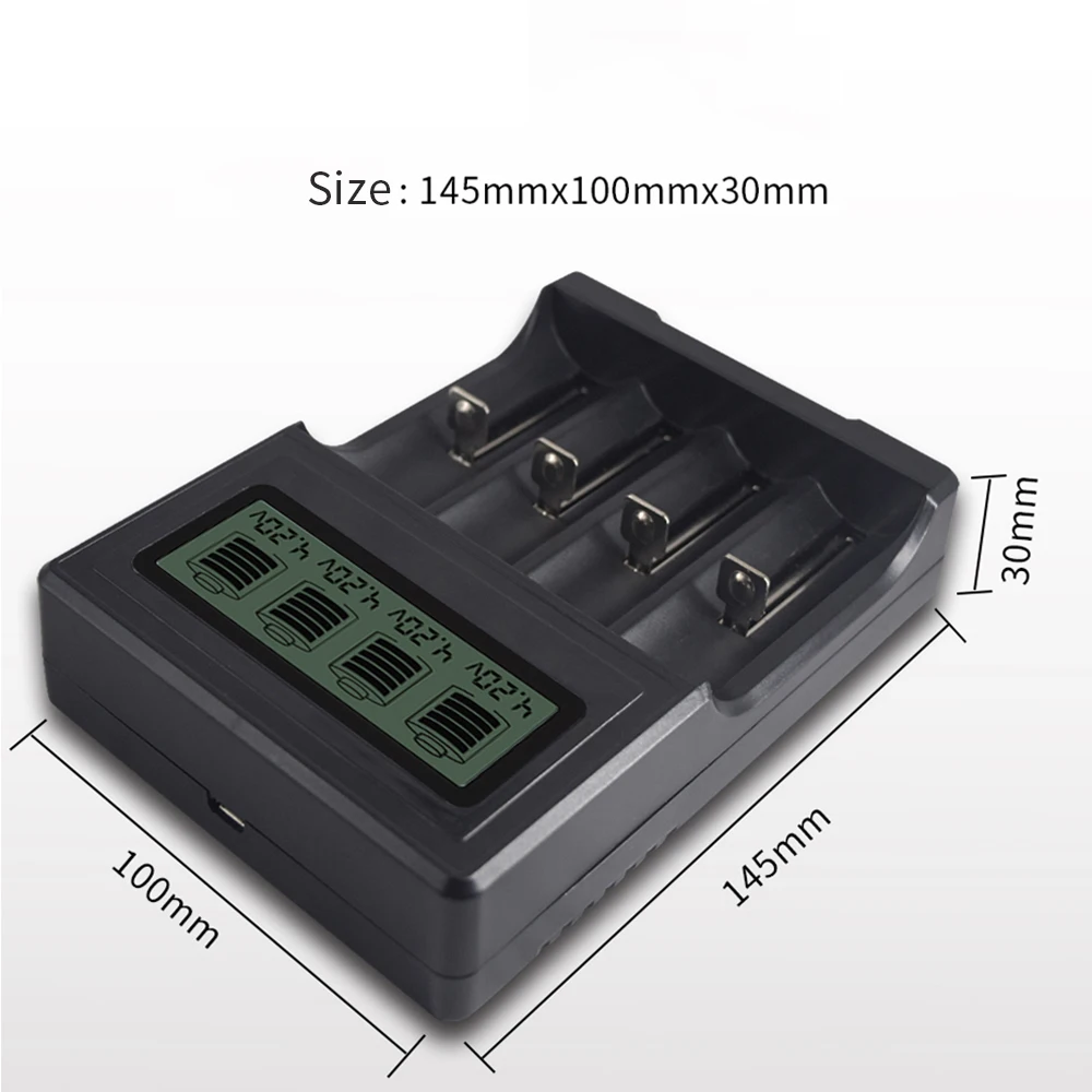 18350 battery 1000mAh 3.7V Rechargeable Li-ion flashlight battery 3.7V battery charger For 18350 16350 18650 14500 21700 battery — view 6