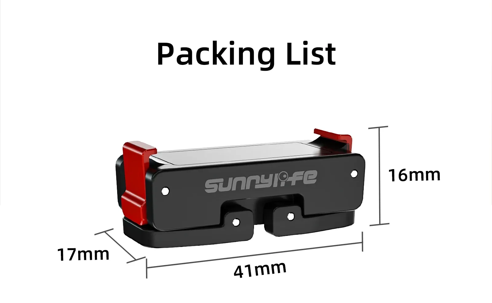 Sunnylife Magnetic Quick Release Adapter Bracket Holder 1/4 Interface Mount for DJI Action 5 Pro/Action 4/3/2 Camera Accessories action camera accessory action camera holder action camera mount