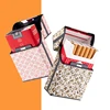 Luxury Bling Cigarette Box Holder for Woman Men Leather Cigarette Case Smoking Accessories Button Design 2