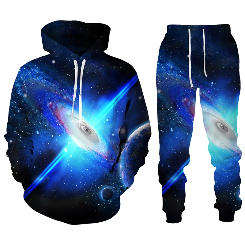 

New Men's And Women's 3D Vertigo Hypnotic Couple Hooded Clothing Street Clothing Men's And Women's Spring And Fall Sportswear Se