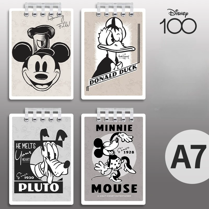 Disney Mickey Mouse Post It Notes Anime Figures Donald Duck Pluto Retro Disney Quaderni Portatili Staccabili Regali Per Bambini Carini