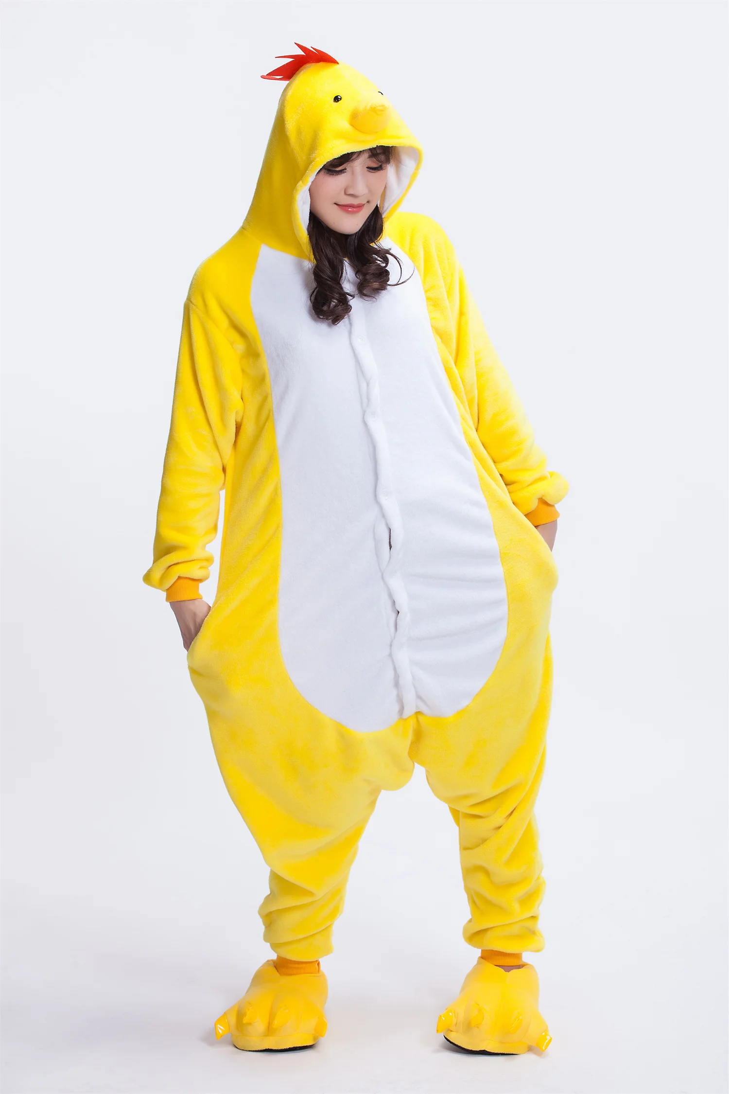 Adult Chicken Kigurumi Animal Costume Pajamas Homewear Lounge Wear cosplay costumes kigurumi pajamas