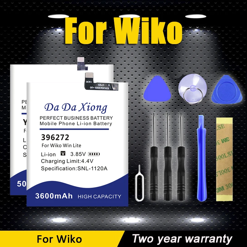 396272 Batteria Per Wiko Pulp 4G 5251 K560 5030 C210Aebatt Y80 W-V720 Bqs-5504 Visualizza Prime View Prime Rainbow Jam Upulse Lite 4G