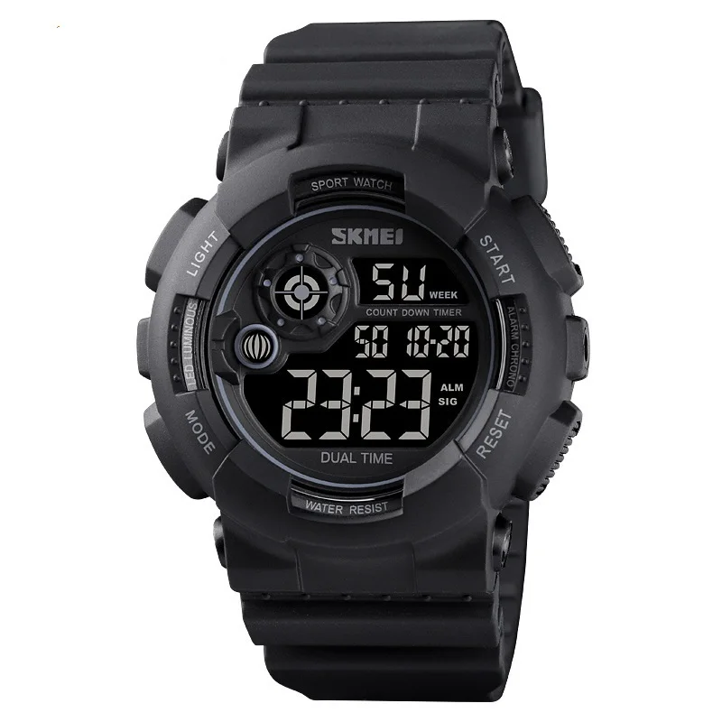Fashion Outdoor Sport Watch Men Shockproof And Waterproof Military Wristwatches LED Display Electronic Digital Watch