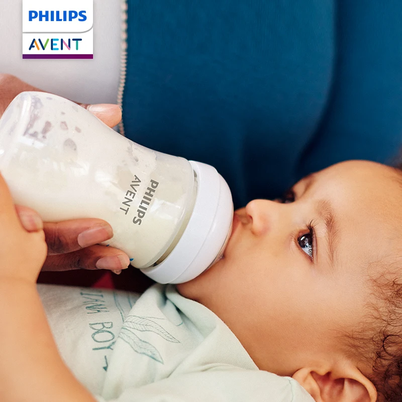 PHILIPS AVENT Newborn baby High boron glass milk bottle 0-6 months or more baby Anti-Colic Bottle brush combinat