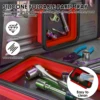 3Pcs Collapsible Magnetic Parts Tray Set Silicone Foldable Magnetic Tool Tray Magnetic Tray Organizer for Screw Bolt Nut Washer 1