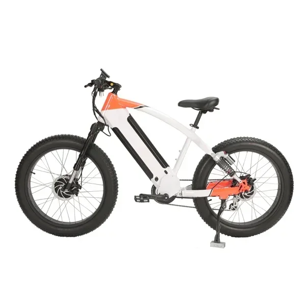 24 year New 1000W Motor Off-road Electric Bicycle 48V 30AH Battery Hydraulic Brake Thumb Throttle 26 Inch All Terrain Tires