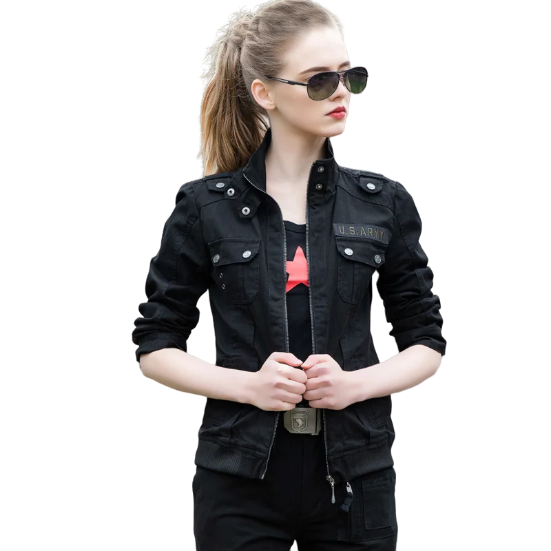 

New Tactical Hunting Army Fan Jacket Women Outdoor Military Camouflage Cotton Multi-pocket Cargo Jacket Trekking Sport Coat