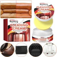 100g Leather Care Cream with Sponge Car Leather Restorer Cream Car Leather Refresher for Leather Pant Bag Shoes Furniture 1