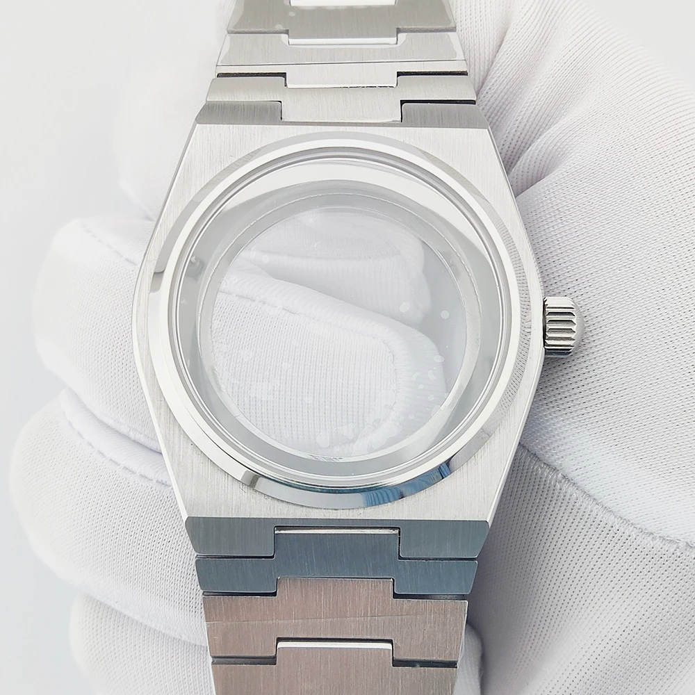 40 مللي متر ساعة حافظة nh35 حافظة الياقوت الزجاج ا...