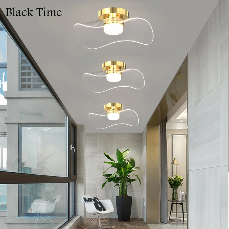 

Modern Gold LED Ceiling Lights for Living Room Bedroom Aisle Corridor Porch Light Ceiling Lamp Home Decoration Lighting Fixtures