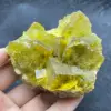Natural Raw Stone Beijing Yellow Fluorite Crystal Cluster Mineral Specimen Quartz Rock Decoration Gift Healing 1