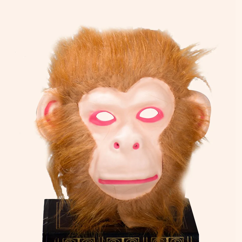 

Halloween Horrible Realistic Free Size Scary Creepy Monkey Masquerade Supplies Party Props Cosplay Costumesss
