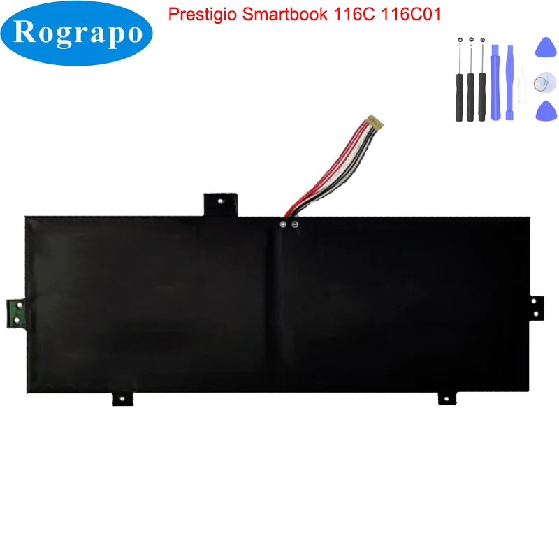 Nova Bateria do Portátil de 3.8v 10000mah Nv33781072s para Prestigio Smartbook 116c 116c01 Psb116c01 Psb116c01bfh Pinos Plugue do Fio
